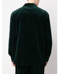 Acne Studios Long Sleeve Velvet Shirt