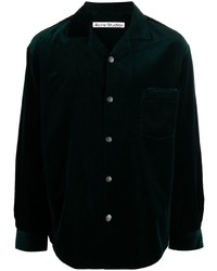 Acne Studios Long Sleeve Velvet Shirt