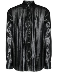 Dolce & Gabbana Metallic Sheen Button Up Shirt