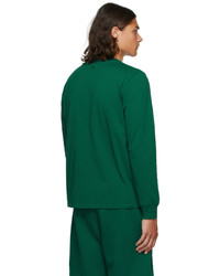 AMI Alexandre Mattiussi Green Ami De Cur Long Sleeve T Shirt