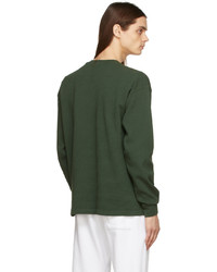 Museum of Peace & Quiet Green Wordmark Thermal T Shirt