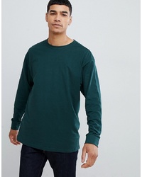 New Look Long Sleeve T Shirt In Green