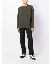 Y-3 Round Neck Long Sleeve Top