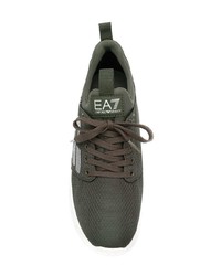 Ea7 Emporio Armani Logo Lace Up Sneakers