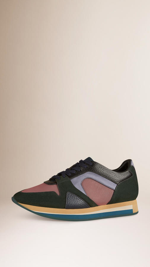 burberry colour block sneakers