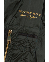 Burberry Shell Bomber Jacket Army Green