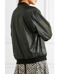 Burberry Shell Bomber Jacket Army Green