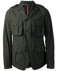 Dark Green Military Jacket