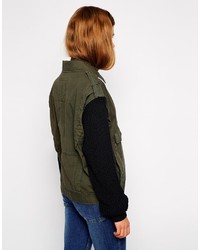 mbyM Jacket With Contrast Sleeves