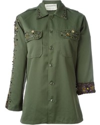 Night Market Embellished Military Jacket
