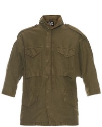 Nlst Oversized Cotton Blend Military Jacket