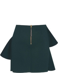 Marni Dark Green Bonded Jersey Mini Skirt