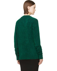 Juun.J Green Wool And Mohair Sweater