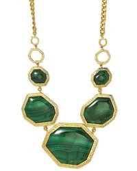 Isharya Goddess Statet Necklace Green Malachite