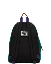 Eastpak Green And Purple Padded Pakr Backpack