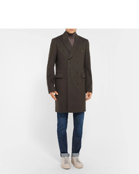 Paul Smith Double Breasted Wool And Cashmere Blend Coat