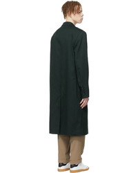 AMI Alexandre Mattiussi Green Wool Coat