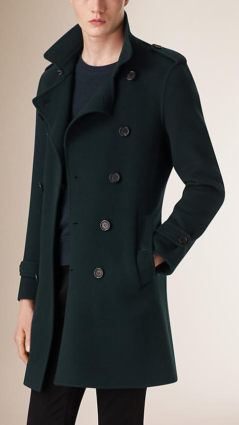 Burberry wool outlet cashmere trench coat