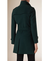 Burberry Wool Cashmere Blend Trench Coat