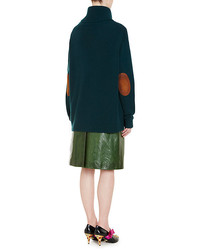 Prada Wool Cashmere Oversized Turtleneck Sweater