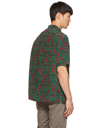 Saint Laurent Green Silk Shirt