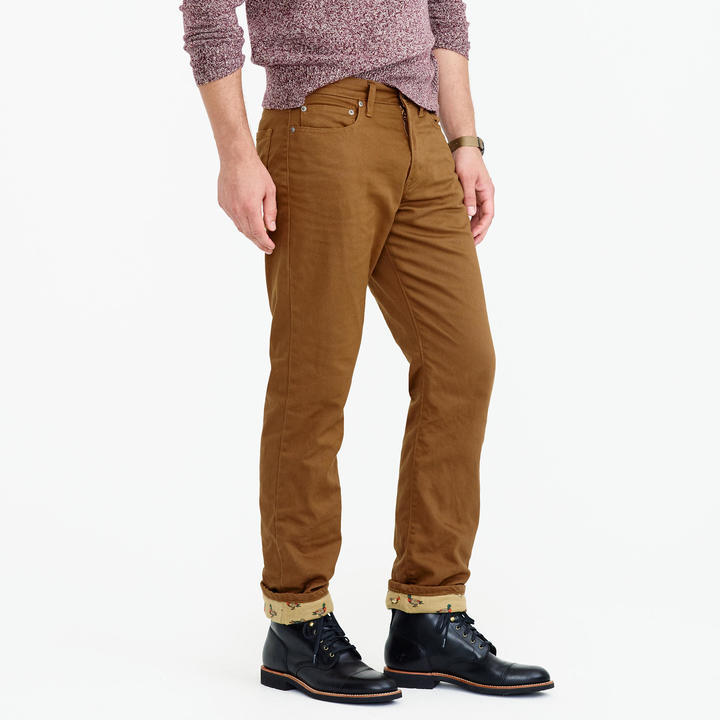 J.Crew 770 Straight Bedford Cord Cabin Pant, $98 | J.Crew | Lookastic