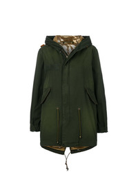 Mr & Mrs Italy Cropped Hooded Parka