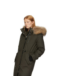 Mackage Green Down And Fur Rena Parka