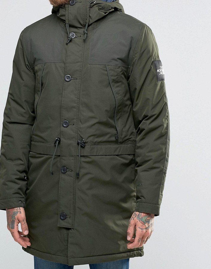 The North Face Insulated Mountain Parka In Green, $489 | Asos