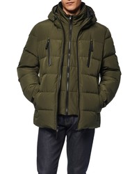 Marc New York Montrose Water Resistant Down Feather Fill Quilted Coat