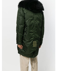 Mr & Mrs Italy Padded Parka With Fur Trimmed Hood