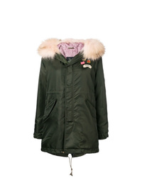 Mr & Mrs Italy Patch Embellished Parka