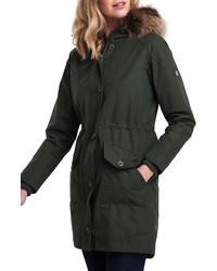 Barbour Tellin Waterproof Hooded Parka With Faux