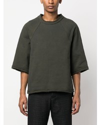 By Walid Patchwork Three Quarter Sleeve T Shirt
