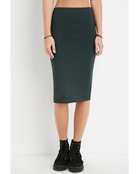 Forever 21 Heathered Bodycon Pencil Skirt