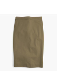 J.Crew Petite No 2 Pencil Skirt In Two Way Stretch Cotton