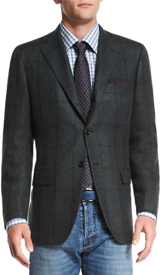 kiton cashmere blazer