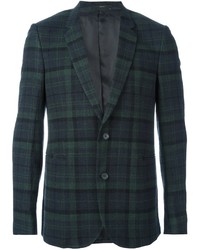 Dark Green Plaid Blazers for Men | Lookastic
