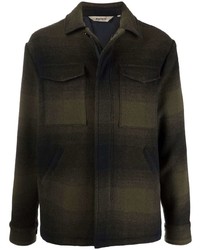 Aspesi Plaid Pattern Knitted Jacket