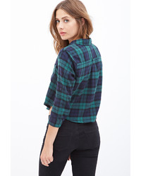 Forever 21 Collared Plaid Flannel Shirt