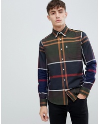Barbour Dunoon Slim Fit Exploded Check Shirt In Classic Tartan