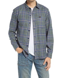 Lee Plaid Flannel Button Up Shirt