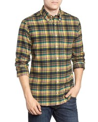 Gitman Regular Fit Plaid Flannel Shirt