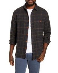 Faherty Seaview Long Sleeve Plaid Button Up Flannel Shirt