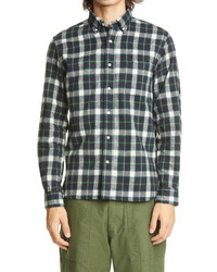 Beams Plus Shaggy Check Flannel Shirt