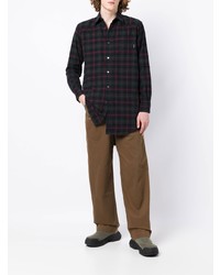 Undercoverism Check Button Down Shirt