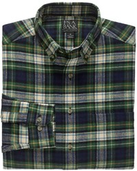 Factory Long Sleeve Flannel Sportshirt Clearance