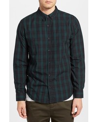 Ourcaste The Kevin Slim Fit Woven Plaid Shirt