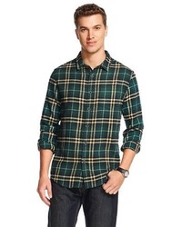 Plaid Flannel Shirt Green Jachs Manufacturing Co