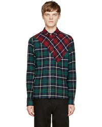 Mostly Heard Rarely Seen Red Green Hays Plaid Shirt